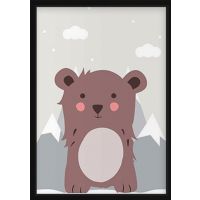 Poster - Mountain and Bear